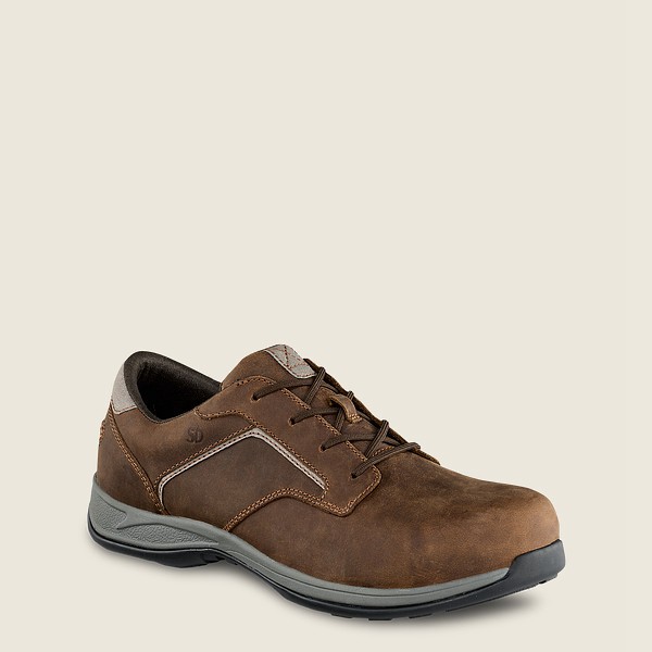 Red Wing Oxford Comfortpro - Safety Toe - Brown - Mens GOC476390